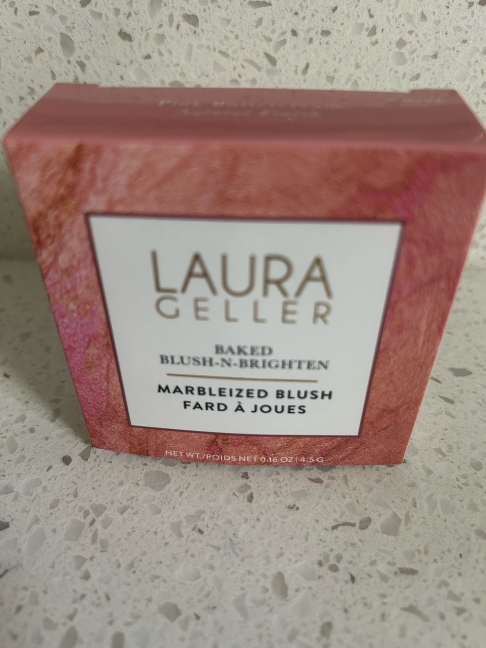 Laura Geller Marbleized Baked Blush-N-Brighton Blush Pink